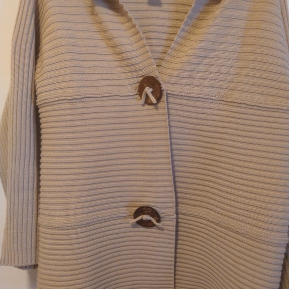 Modern Soul Langenlook Tan Cardigan Sweater XS - Picture 5 of 6